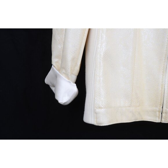 Chico's Knit Panel Moto Zip Up Jacket Long Sleeve Women's Plus Size XL 16 (3) - Picture 7 of 11